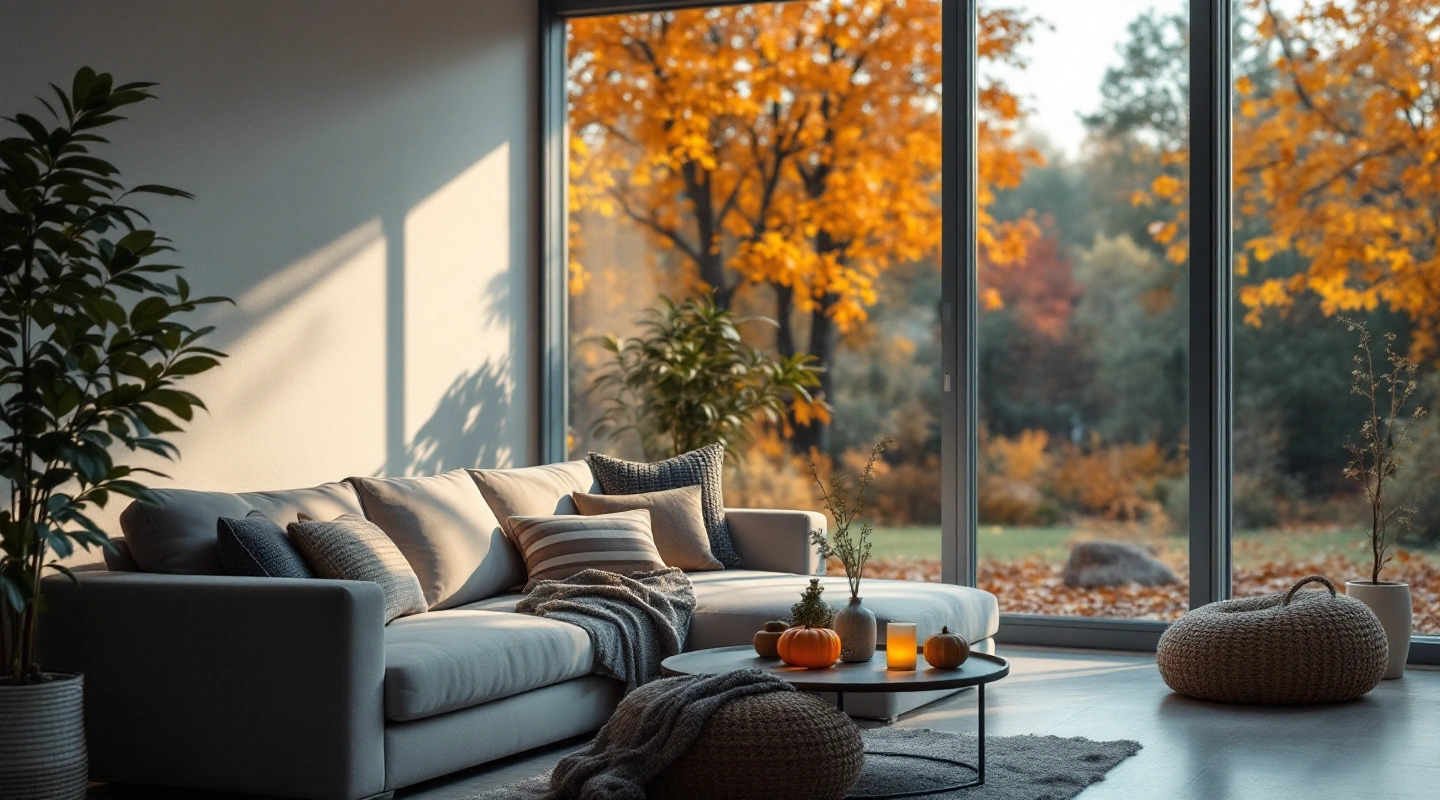A residential room in natural window light