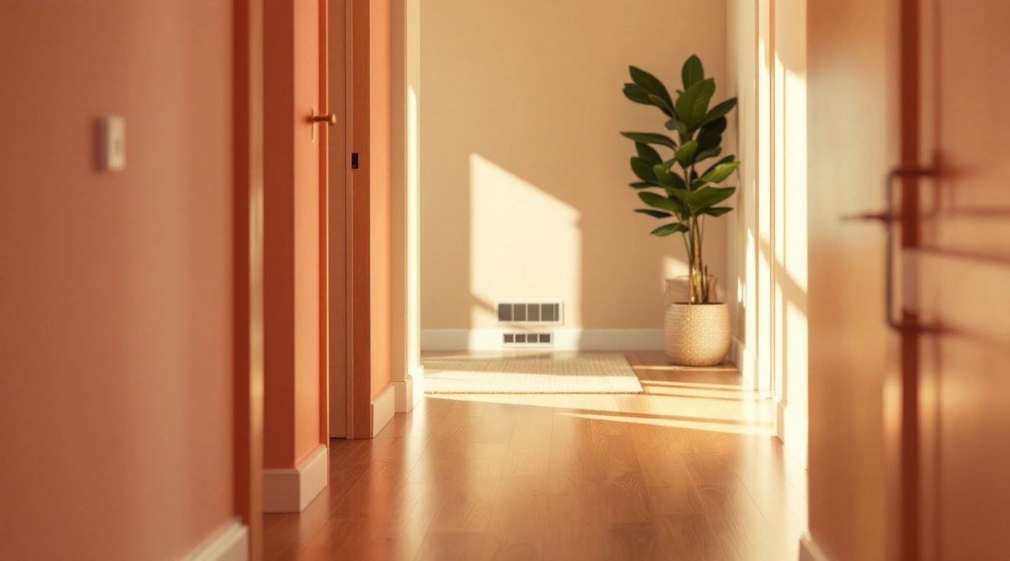 A residential room in natural window light