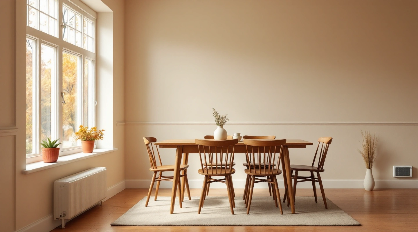 A residential room in natural window light