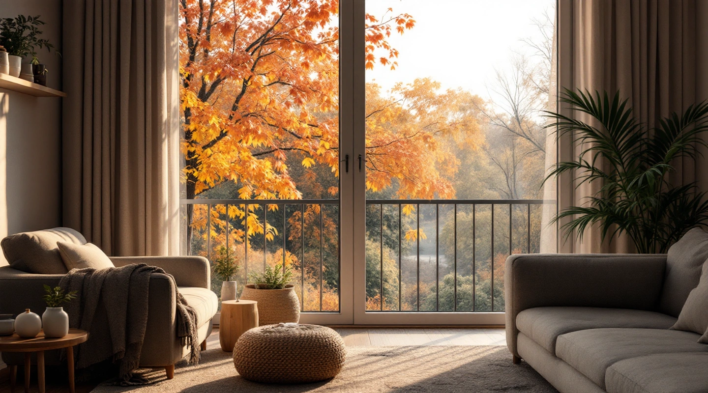 A residential room in natural window light