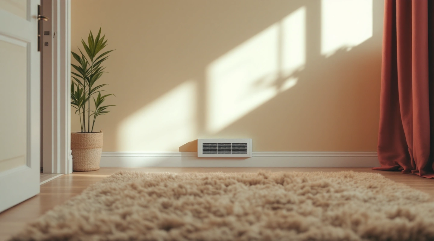 A residential room in natural window light
